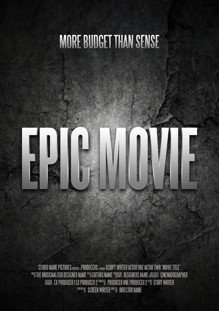 Epic Movie Type Photoshop Tutorial 1