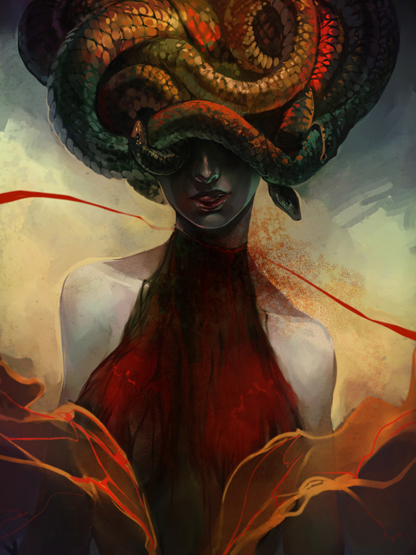 Medusa by Alice Chan (DeviantArt)