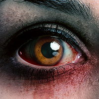 Bloodshot Eyes Photoshop Video Tutorial - Title Post